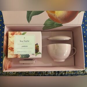 Tea Forte Pink Tea Cup and Infuser Set